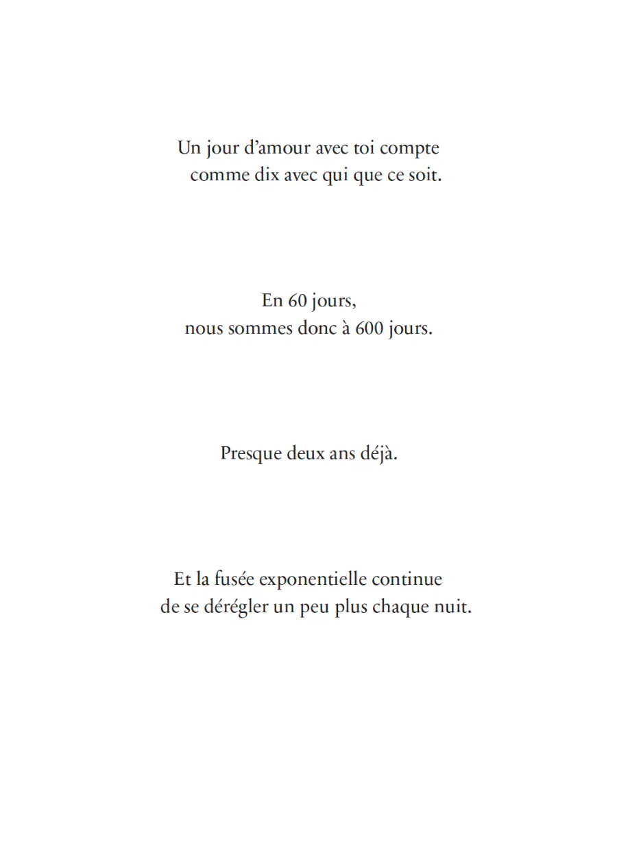 Le dérèglement joyeux de la métrique amoureuse