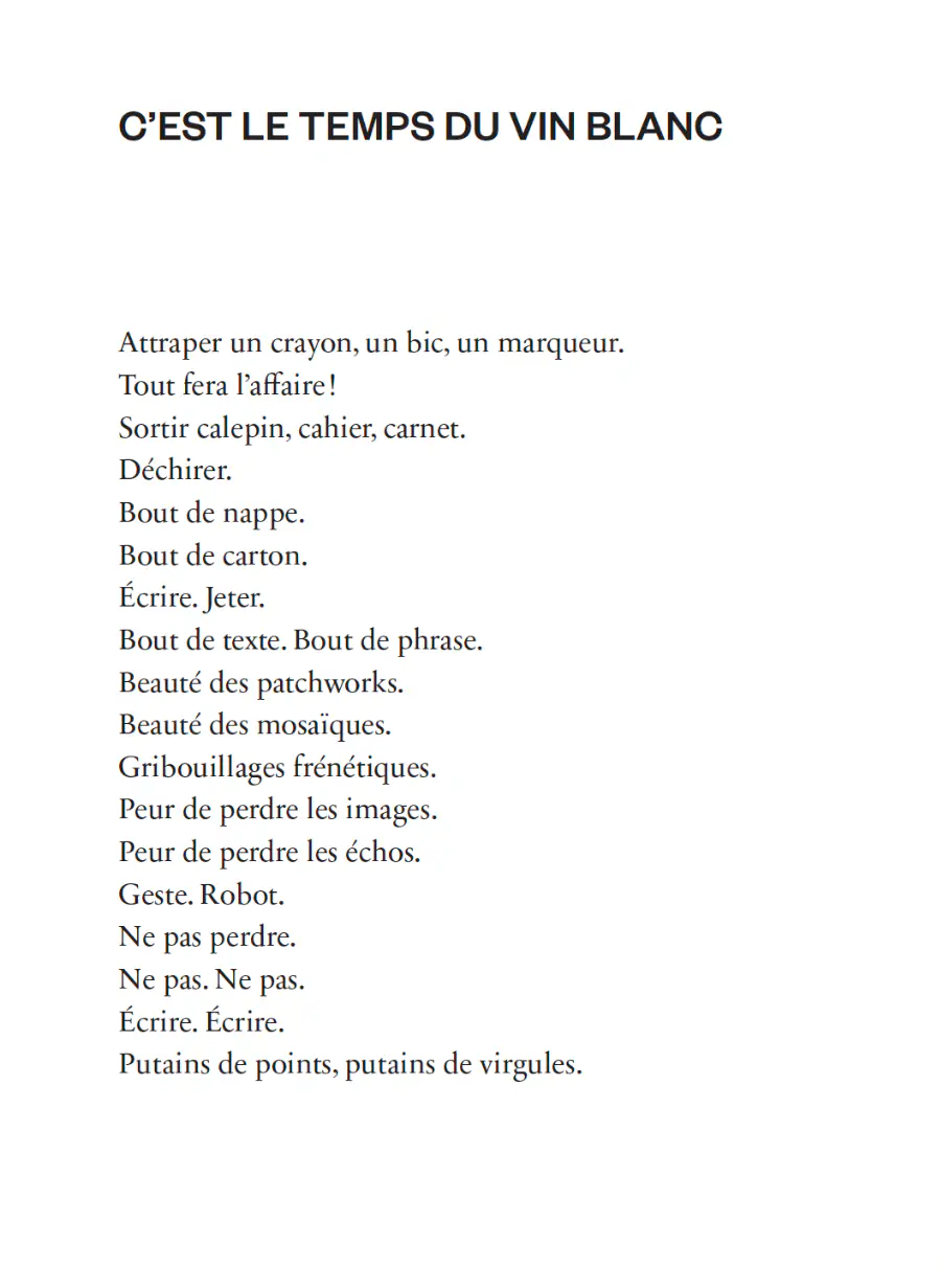 Brûler, brûler, brûler