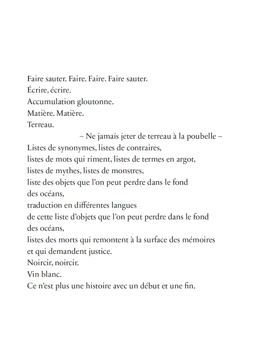 Brûler, brûler, brûler