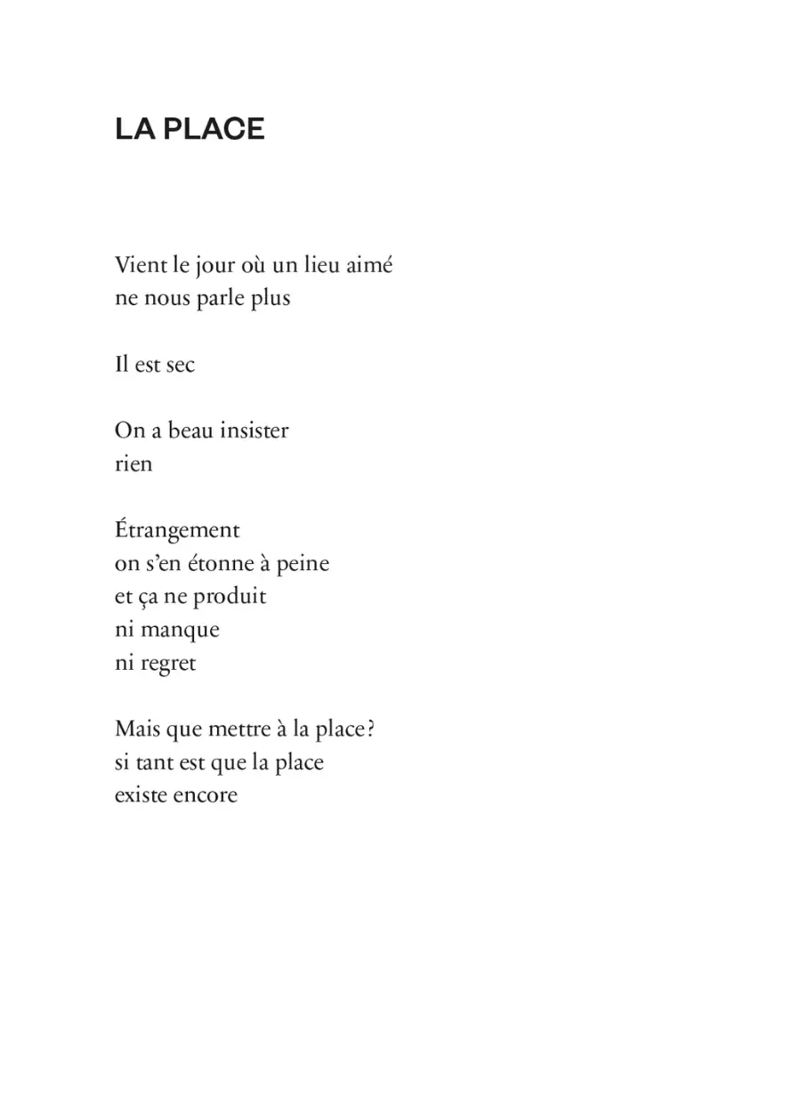 Le Présent impossible