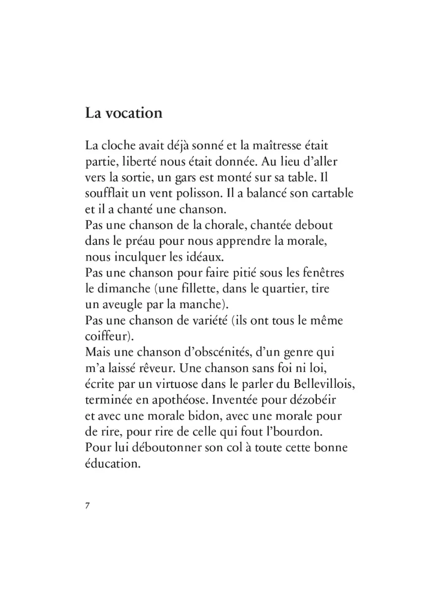 Dieu sur terre Thomas Fersen