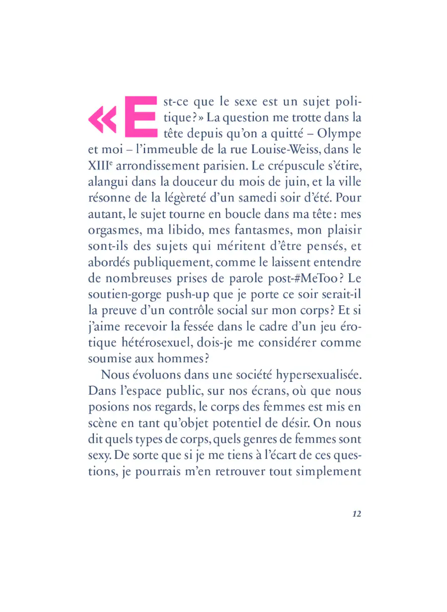 Sex Talk Olympe de Gê et Stéphanie Estournet