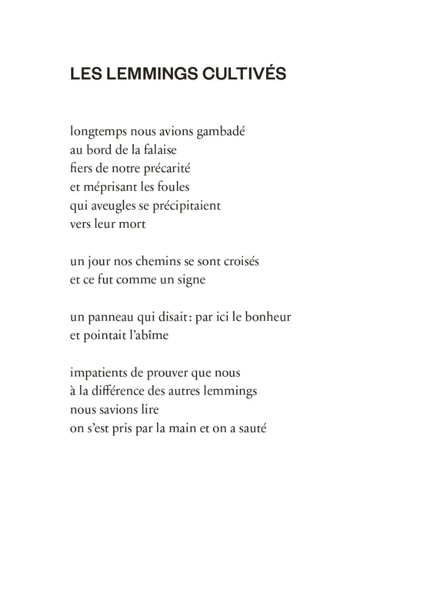 Choses dites Nancy Huston